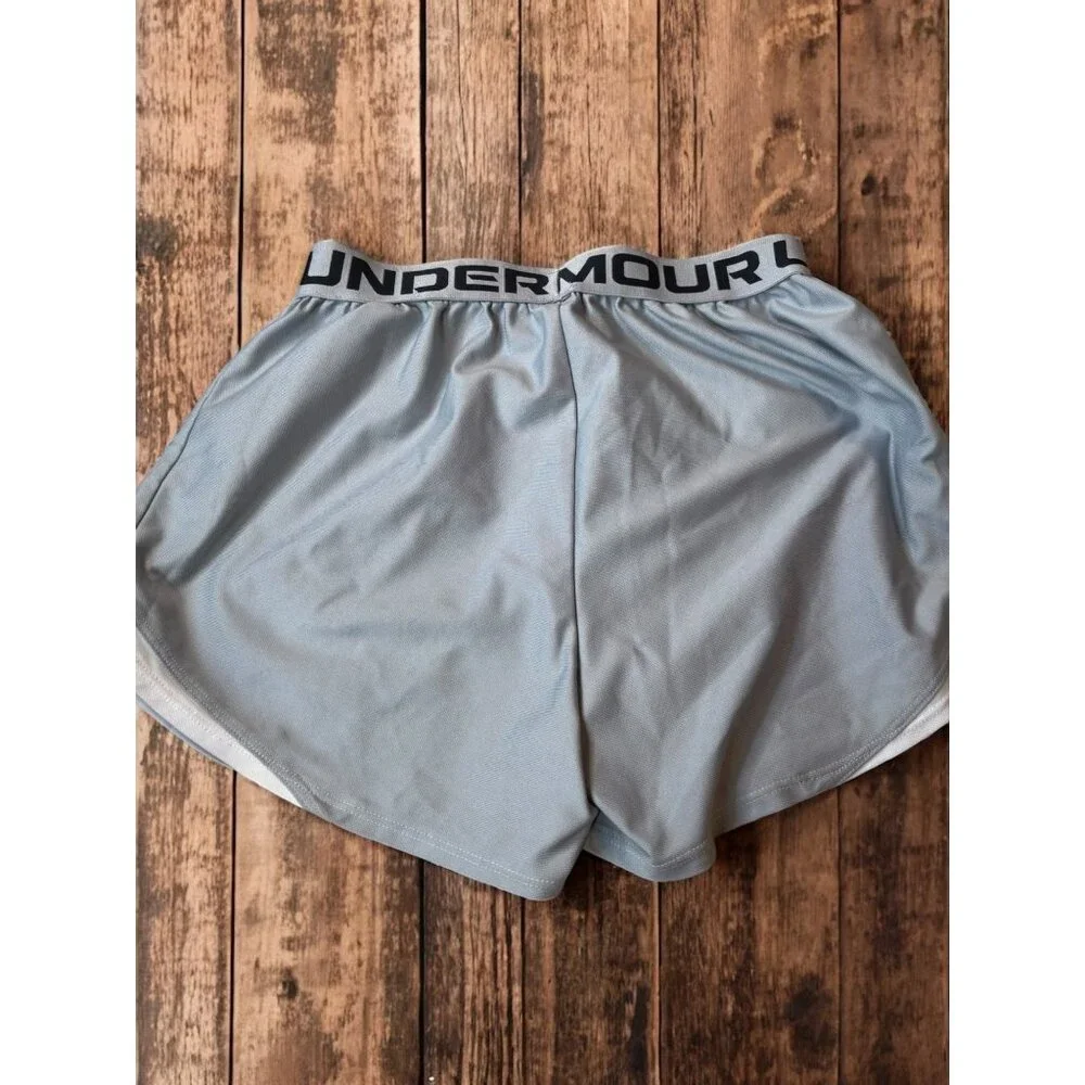 2 Under Armour  Women's Shorts Gray and Black Size XS - Picture 7 of 12